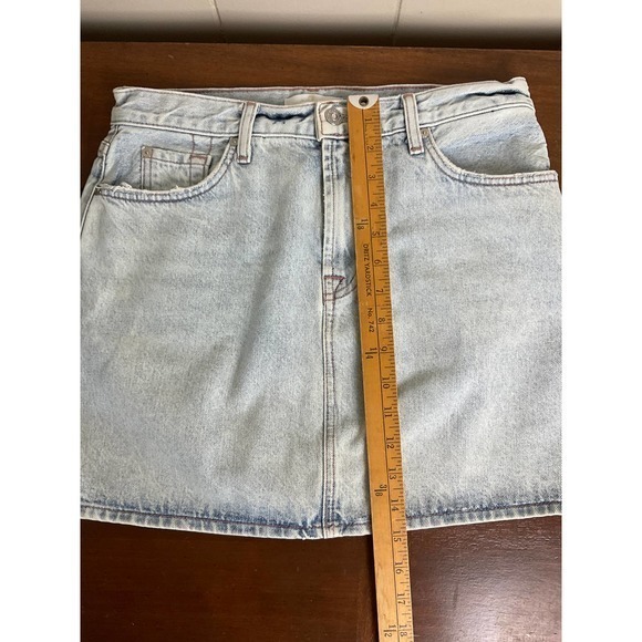 Seven‎ For All Mankind Skirt Womens 28 Denim - Picture 4 of 6